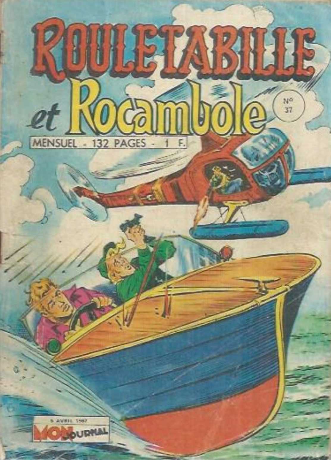 Scan de la Couverture Rocambole et Rouletabille n 37